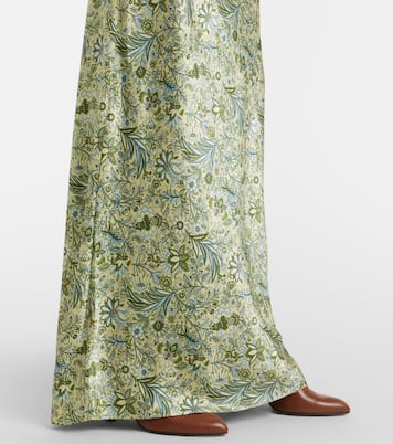 Gemma printed silk-blend maxi dress | Veronica Beard