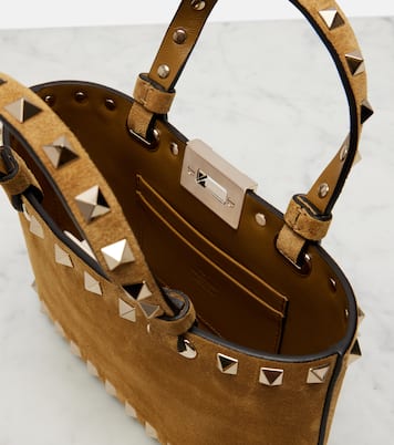 Rockstud Mini suede tote bag | Valentino Garavani