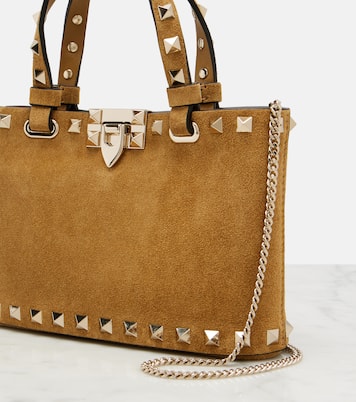 Rockstud Mini suede tote bag | Valentino Garavani