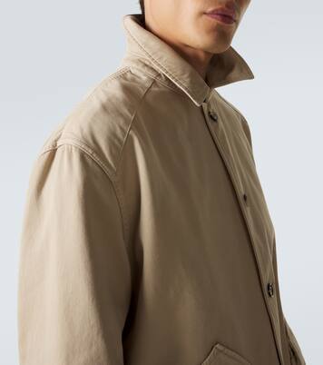 Paula's Ibiza Jacke aus Baumwolle mit Leder | Loewe