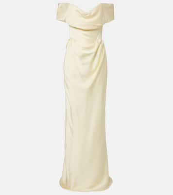 Nova Cocotte draped satin bustier gown | Vivienne Westwood