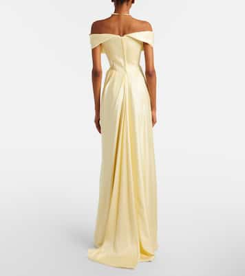 Nova Cocotte draped satin bustier gown | Vivienne Westwood