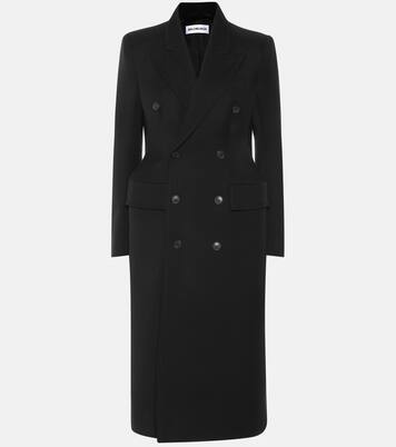 Hourglass wool-blend coat | Balenciaga