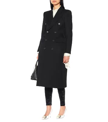 Hourglass wool-blend coat | Balenciaga