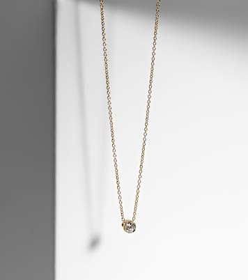 Halskette Diamant Simple aus 18kt Gelbgold (750/1000) mit Diamant | Sophie Bille Brahe