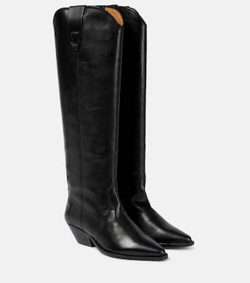 Denvee leather knee-high boots | Isabel Marant