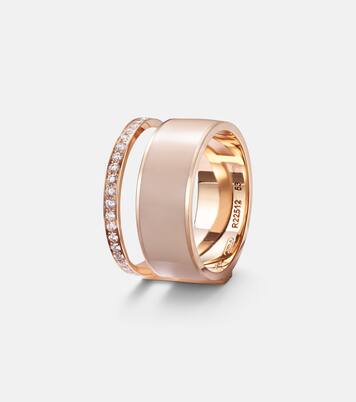 Berbere Module 18kt rose gold ring with diamonds | Repossi