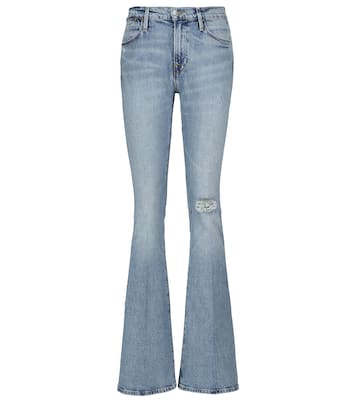 Jeans Le High Flare con efecto desgastado | Frame