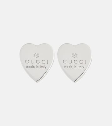 Sterling silver heart earrings | Gucci