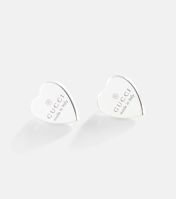 Sterling silver heart earrings | Gucci