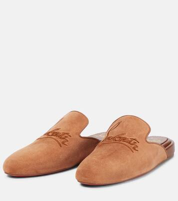 Slippers Navy Coolito in suede | Christian Louboutin