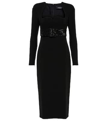 Robe midi en soie | Versace