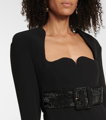 Robe midi en soie | Versace