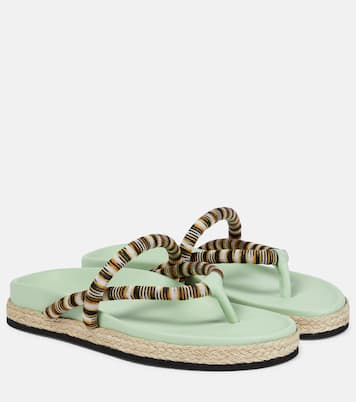 Sandalen mit Häkelstrick | Missoni