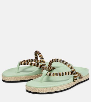 Sandalen mit Häkelstrick | Missoni