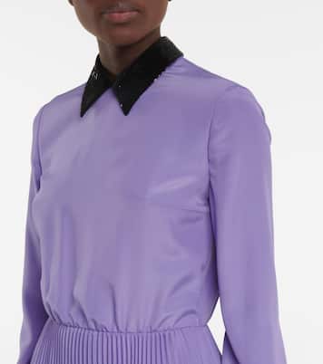 Abito midi in crêpe | Prada