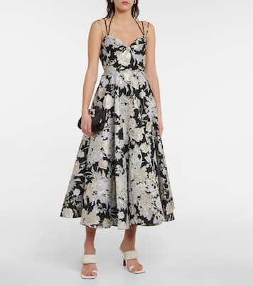 Midikleid Rea aus Jacquard | Erdem