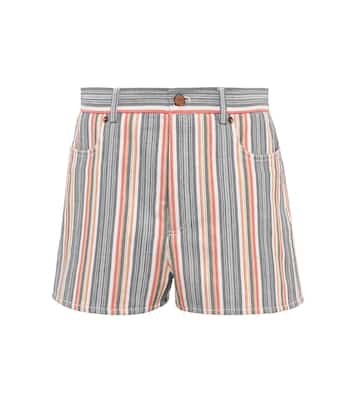 Gestreifte Jeansshorts | See By Chloé