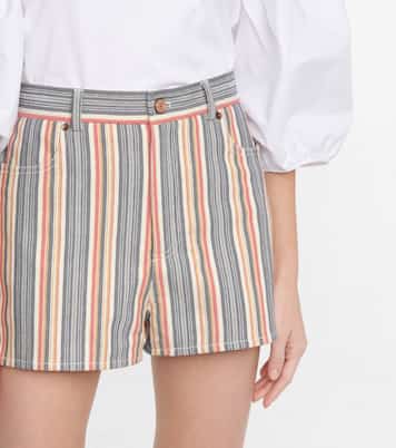 Gestreifte Jeansshorts | See By Chloé