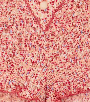 Floral shorts | Poupette St Barth Kids