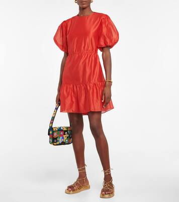 Robe Lucelia en coton et soie | SIR