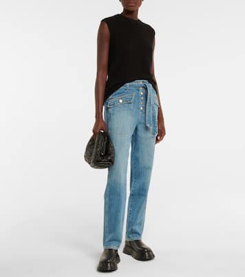 High-Rise Cropped Jeans Rinley | Veronica Beard