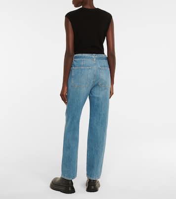 High-Rise Cropped Jeans Rinley | Veronica Beard