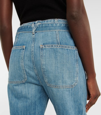High-Rise Cropped Jeans Rinley | Veronica Beard