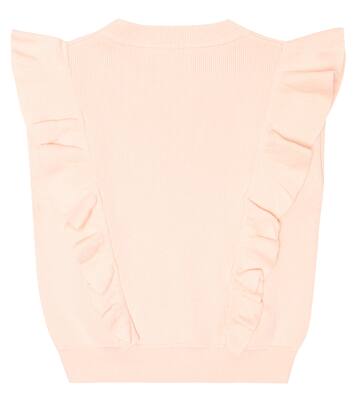 Cable-knit cotton and wool sweater | Chloé Kids
