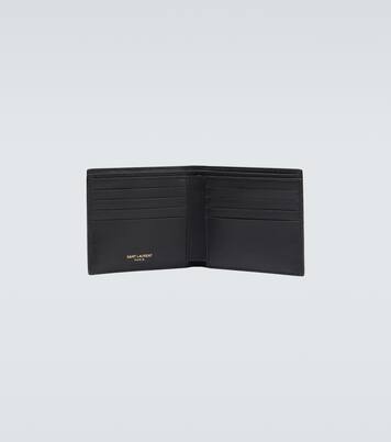 محفظة ثنائية الطي بنقشة جلد التمساح East/West | Saint Laurent
