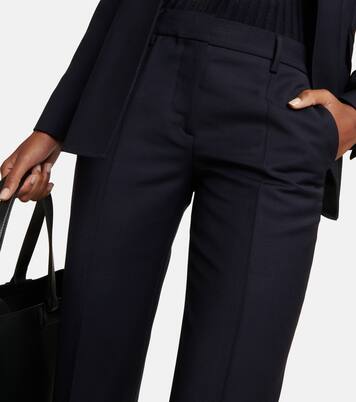 High-rise wool pants | Gabriela Hearst