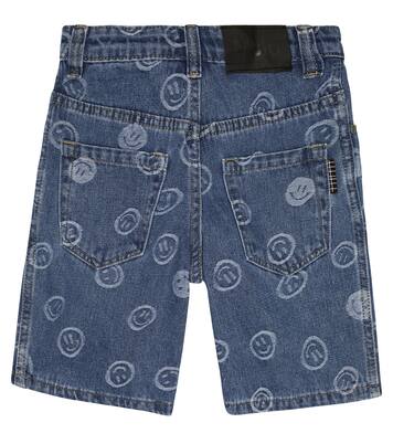 Art printed denim shorts | Molo