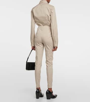 Pantalon slim en coton mélangé | Prada