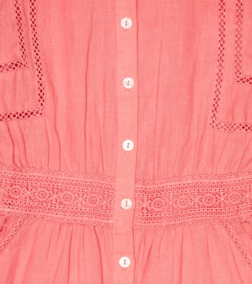 Embroidered linen jumpsuit | Tartine et Chocolat