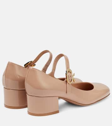 Escarpins Mary Ribbon en cuir verni | Gianvito Rossi