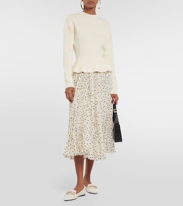 Gala embellished leather ballet flats | Jimmy Choo