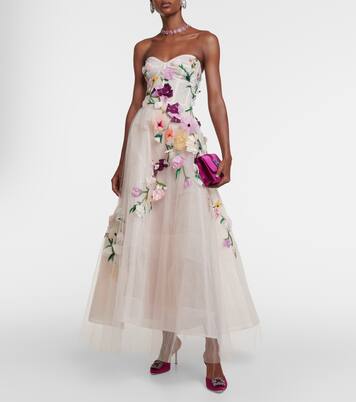 Mules Hangisimu 70 de satén adornados | Manolo Blahnik