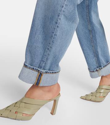 Jean droit à taille mi-haute | Bottega Veneta