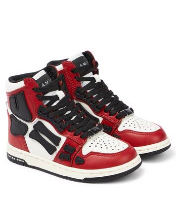Skel Top leather high-top sneakers | Amiri Kids