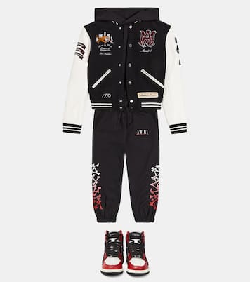 Skel Top leather high-top sneakers | Amiri Kids