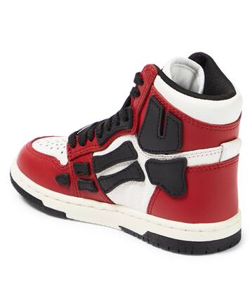 Skel Top leather high-top sneakers | Amiri Kids