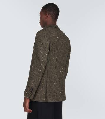 Herringbone wool-blend jacket  | Winnie New York
