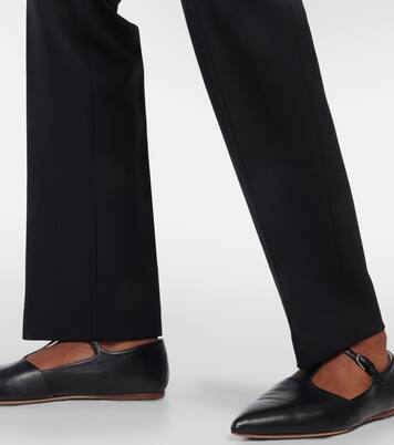 Francisco high-rise straight wool pants | Gabriela Hearst