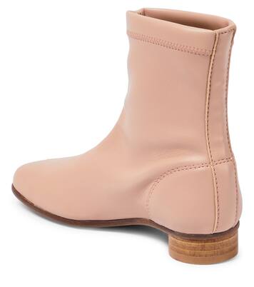 Logo leather boots | MM6 Maison Margiela Kids