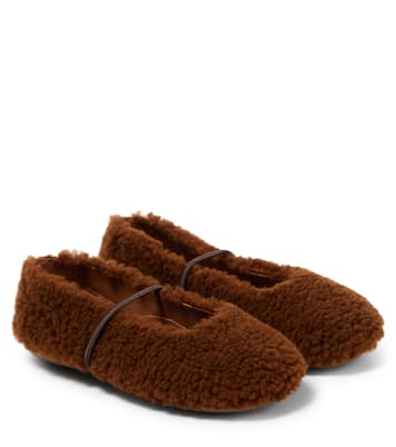 Shearling ballet flats | PèPè