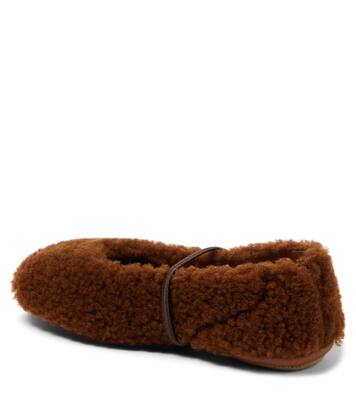 Shearling ballet flats | PèPè