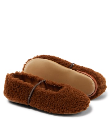 Shearling ballet flats | PèPè