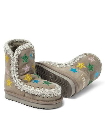Printed suede boots | Mou Kids