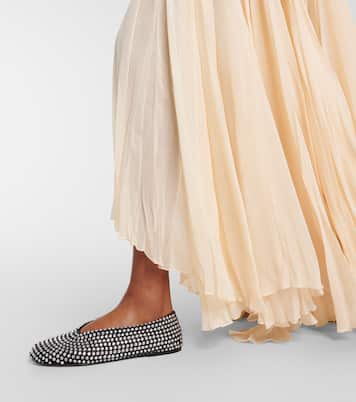 Marcy embellished ballet flats | Khaite