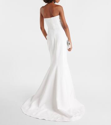 Robe longue Iris en soie à ornements | Miss Sohee